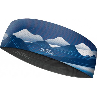 Sportcool Active Quick Dry 8522 obojstranná modrá biela sivá