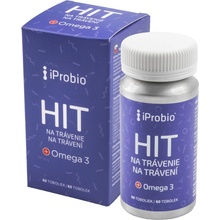 Iprobio Hit na trávenie + omega 3 60 kapsúl