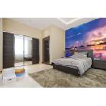 DIMEX ART Самозалепваща се флизелинова фототапета тропически залез 375 x 250 см