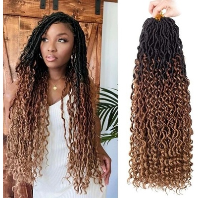 Xtrend 24palcový 8 balíčků 3 tóny River Faux Locs