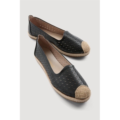 Moda Trend Дамски еспадрили - Черни #331066 (331066_Черно)