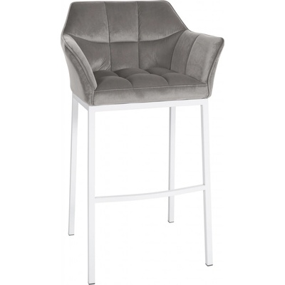 Design-Shop Damaso W samet Šedá