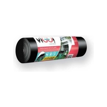Vigo pytle s uchy LDPE 240 l 40 µm 10ks černé