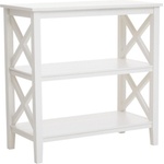 Premier Housewares Бял стелаж от масивен бор 40x81x81 cm Heritage - Premier Housewares (2406647)