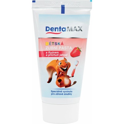 DentaMax detská s fluórom a príchuťou jahôd 50 ml