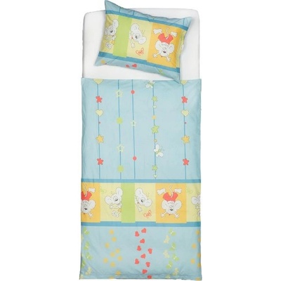SCANquilt povlečení Myšky sv. modré 90 x 135 cm – Zboží Mobilmania
