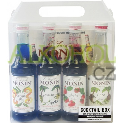 Monin Cocktail box 4 x 250 ml