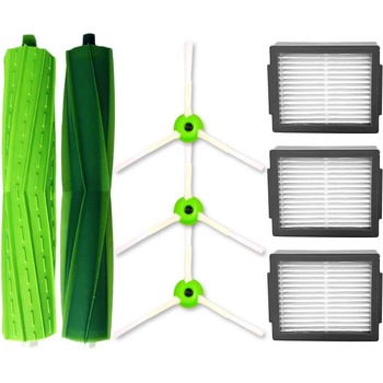 Mobilly резервни четки и филтри за iRobot Roomba E5, E6, i3, i4, i5+, i6, i7, i7+, i8+, j5+, j7+ (iRobot Roomba i3 i7 i7+ Plus E5 E6)