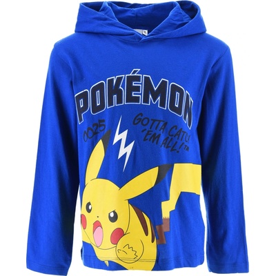 Sun City Tričko s kapucí Pikachu šedá