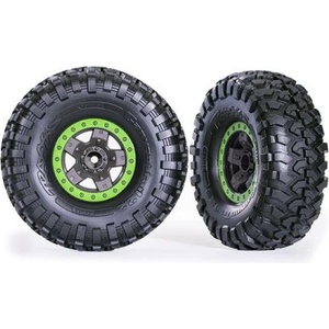 Traxxas велосипед 2.2", диск TRX-4 Спорт сив/зелен, гуми Canyon Trail (2)