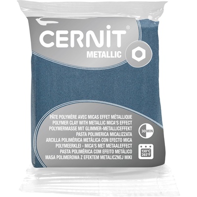 Cernit Polymer Clay Metallic Полимерна глина Steel 56 g (CE0870056167C)