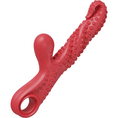 Monster Fuck Вибратор октопод с клиторна стимулация (червен)