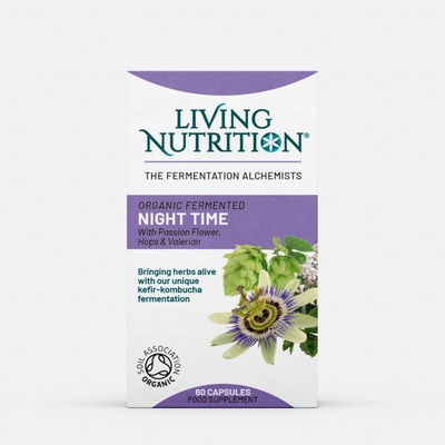 Living Nutrition Fermentovaná směs Night Time 60 kapslí