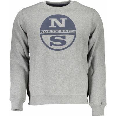 North Sails Perfektná pánska mikina Šedá