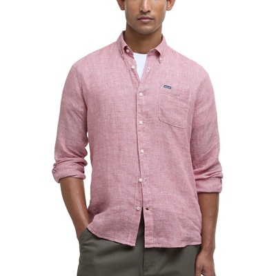 Barbour Linton Tailored drobně vzorovaná košile red spice
