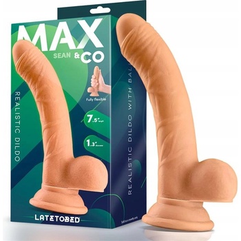 Max & Co Sean Realistic Dildo with Testicles 7.5"