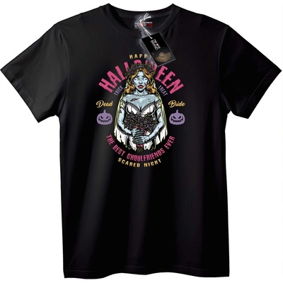 NOONEBRAND Тениска Хелоуин Мъртва Булка - 5XL, Black
