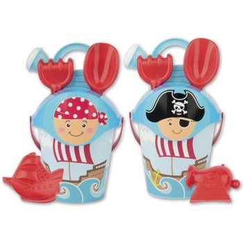 Androni Giocattoli Комплект за пясък пирати син - среден, пиратска шапка