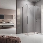 Radaway Правоъгълна душ кабина с плъзгаща врата Radaway Furo KDJ 110x90, профил гланциран хром, дясно (10104572-01-01R+10110530-01-01+10113090-01-01)