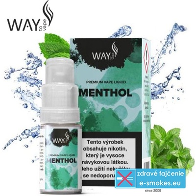 WAY to Vape Menthol 10 ml 3 mg