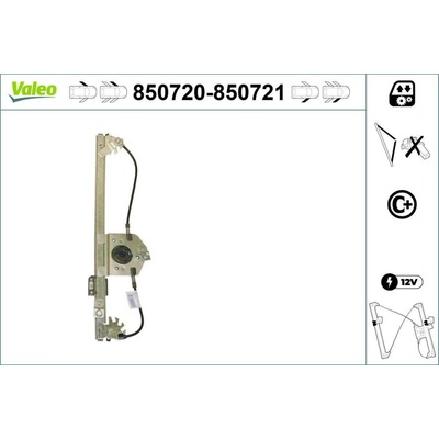 Zvedací zařízení oken VALEO 850720