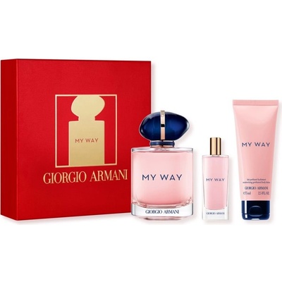 Armani My Way EDP 90 ml + EDP 15 ml + tělové mléko 75 ml dárková sada