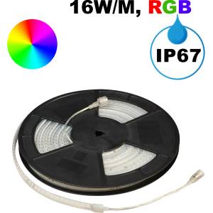 UltraLux Професионална led лента smd4040, 16w/m, rgb, 48v dc, 84led/m, ip67, 10м (ps408467rgb)