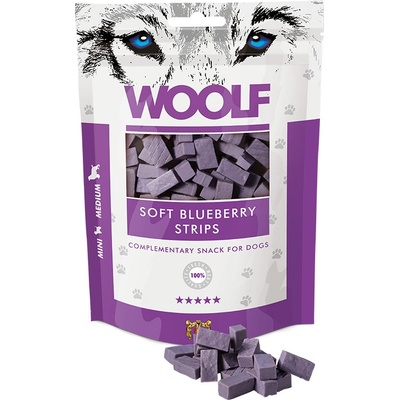 Woolf soft Blueberry strips 100 g