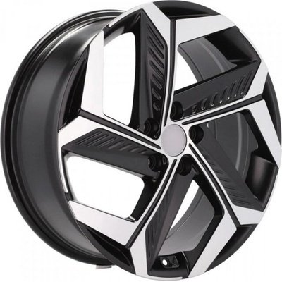 Racing Line D1926 7.5x18 5x114.3 ET51 polished black