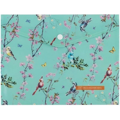 Папка джоб с копче Axent А5+ OS Spring (1303557-1496-33-A)