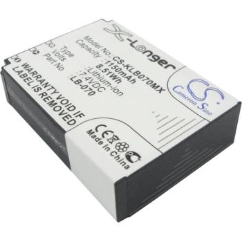 Cameron Sino Батерия за Kodak PIXPRO S1/AZ651/AZ652/AZ901, 1150mAh, Li-Ion (CS-KLB070MX)