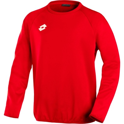 Lotto Elite Jr Sweat Rn PL červená,biela
