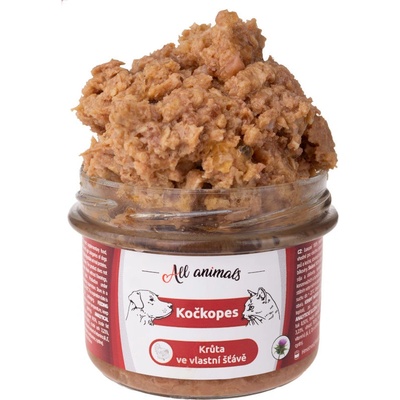 All Animals kočkopes Krůta ve vlastní šťávě 200 g – Zbozi.Blesk.cz