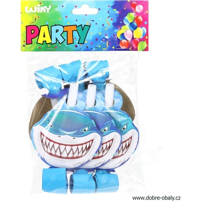 Wiky Párty frkačky Žralok 6 ks – Zbozi.Blesk.cz