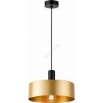 Keter Lighting Пендел на кабел HAKI 1xE27/60W/230V златисто/черно (KE0219)