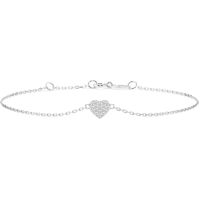 Cara Diamanti Дамска гривна от бяло злато с диаманти Cara Diamanti K105-10012W (K105-10012W)