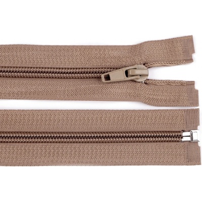 Prima-obchod Spirálový zip No 5 délka 60 cm bundový POL, barva 294 béžová