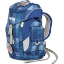 Ergobag batoh Mini Károvaný modrý