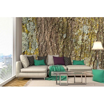 DIMEX ART Самозалепваща се флизелинова фототапета текстура на кора на дърво 375 x 250 см