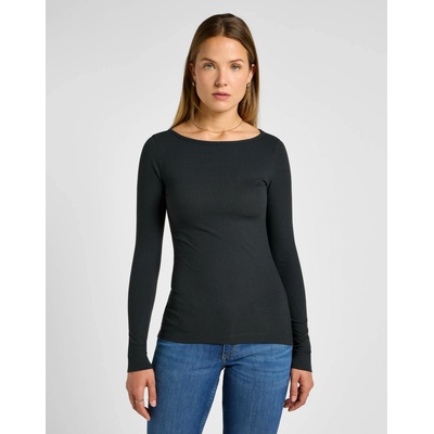 Lee BOAT NECK TEE CHARCOAL