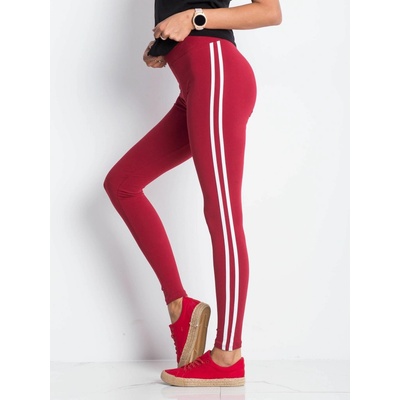BASIC FEEL GOOD Dámske legíny RV-LG-4954 vínové