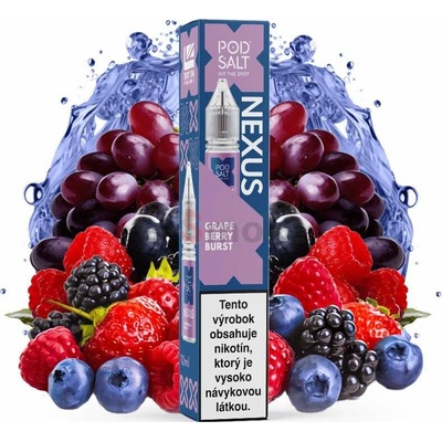 Nexus Pod Salt Grape Berry Burst 10 ml 20 mg
