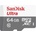 SanDisk microSDXC 64GB C10/UHS-I SDSQUNR-064G-GN3MA/186524