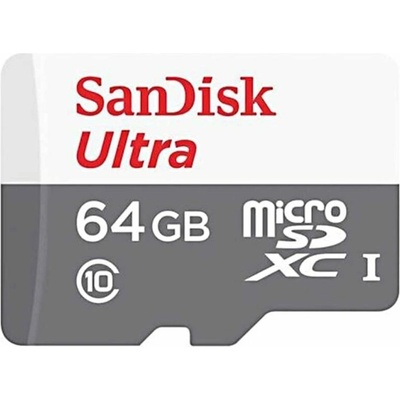SanDisk microSDXC 64GB C10/UHS-I SDSQUNR-064G-GN3MA/186524