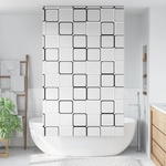 vidaXL Ролетна щора за баня 140x240 см Ширина на плата 136 см (4014928)