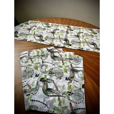 Darré bavlna běhoun Velikonoční zvířátka 43 x 140cm – Zboží Mobilmania