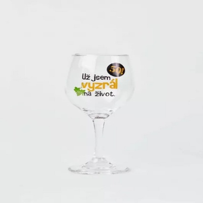 Divja Sklenice na víno Už jsem vyzrál 50 330 ml