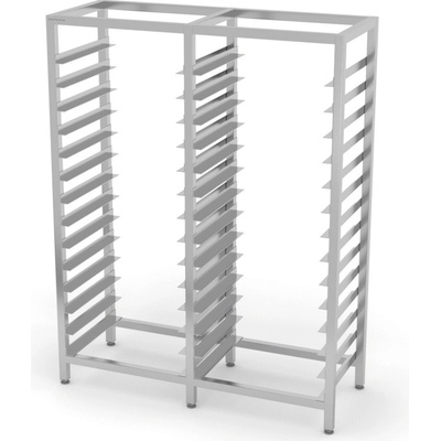 TECHNICA Dvojitý regál pro kontejnery GN 2/1, 1405x540x1800 mm | TECHNICA, 3711141454