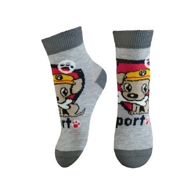 Labková patrola Detské ponožky šedá