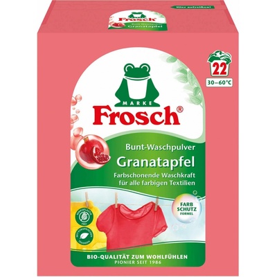 Frosch prášok na farebné Granátové jablko 18 PD